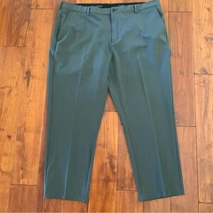 Greg Norman Performance 4-Way StretchTech Navy Golf Pants 42X30 hemmed to 27"
